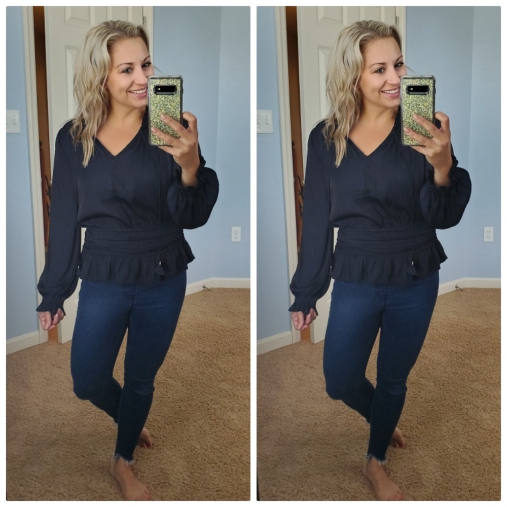 Cinched Waist Blouse